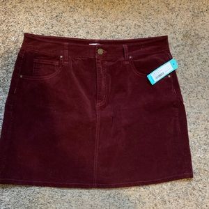 Maroon Skirt